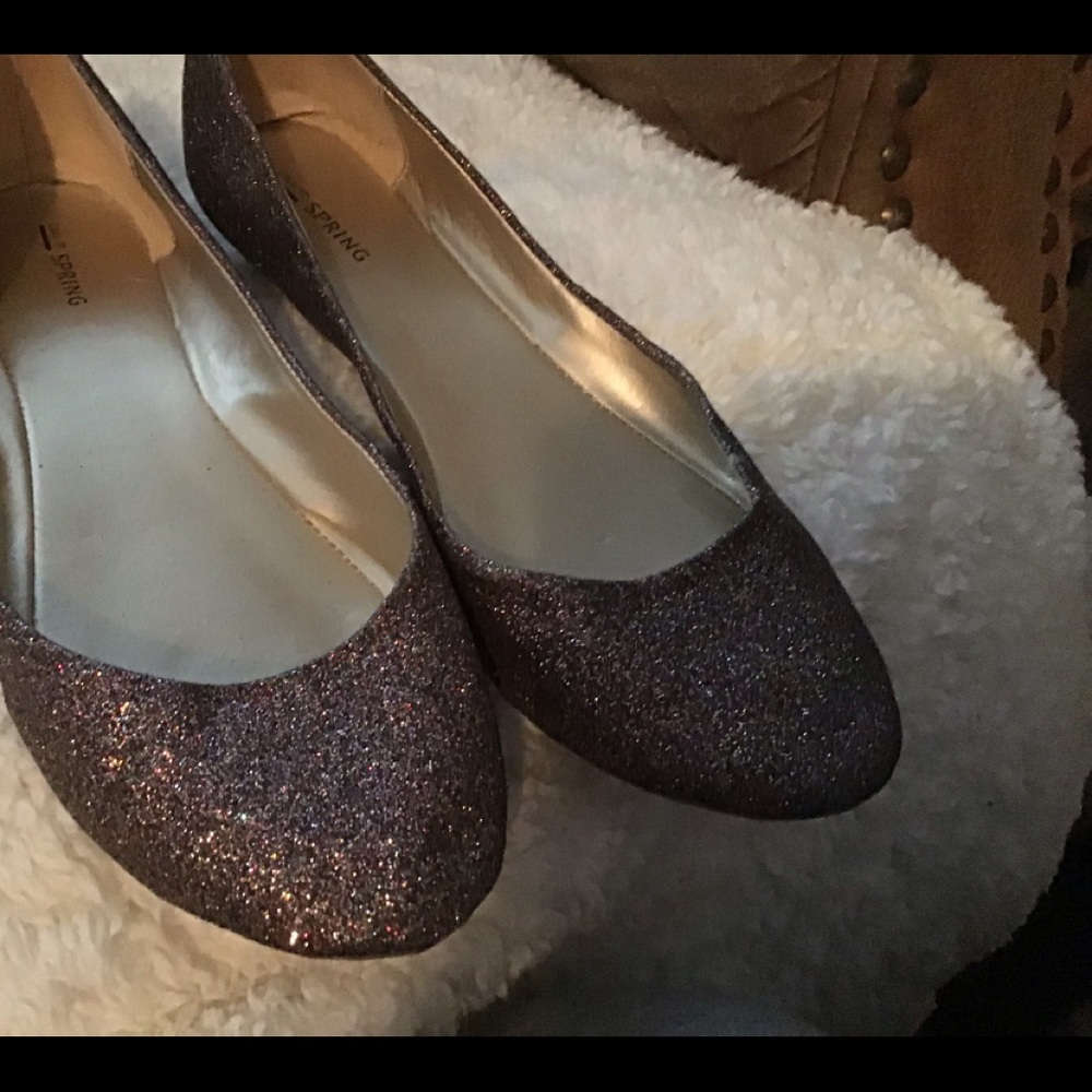 Call it Spring glittered shoes size 10